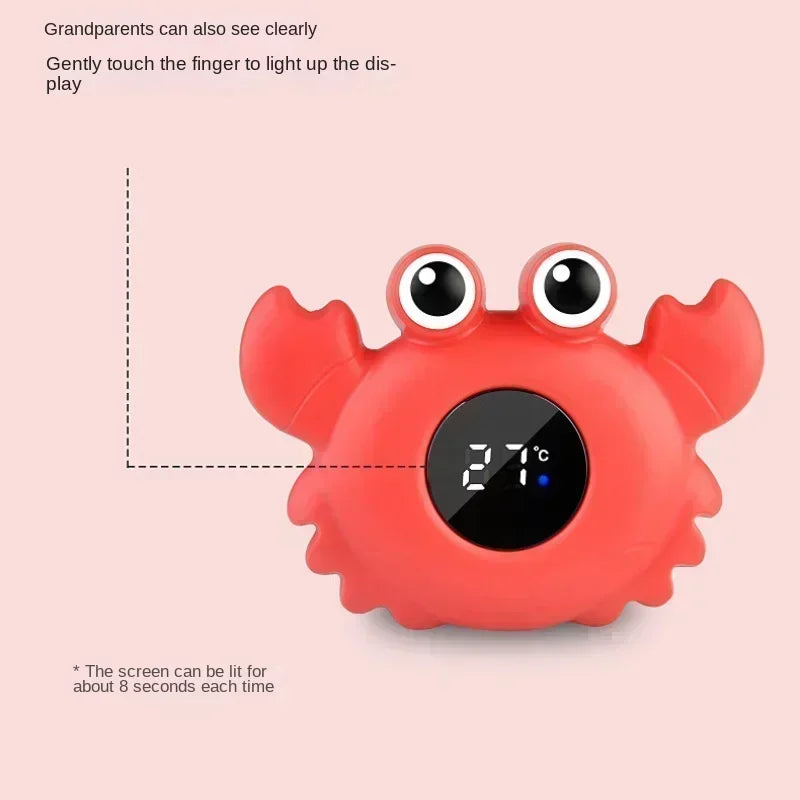 Baby Bath Thermometer Floating Digital Water Temperature Meter LED Display - Bubbie and Bear