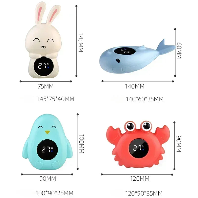Baby Bath Thermometer Floating Digital Water Temperature Meter LED Display - Bubbie and Bear