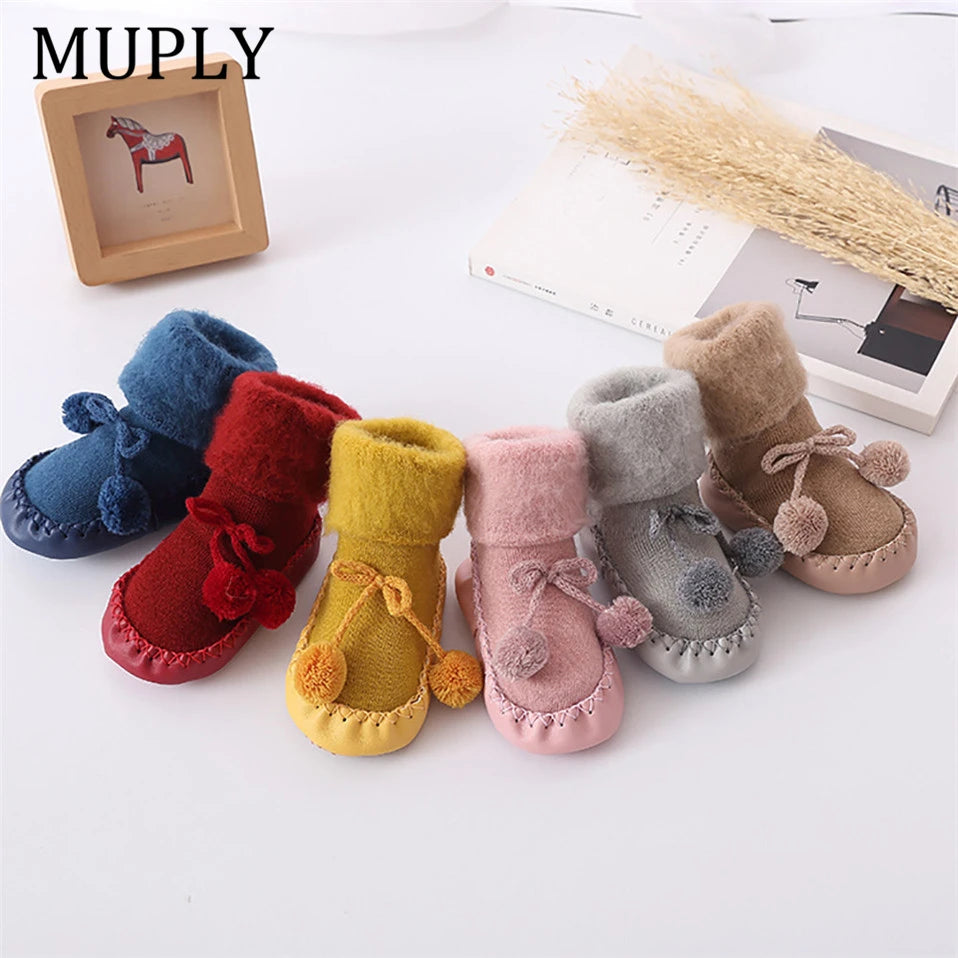 Winter Baby Socks Girl Boy Socks Anti-Slip - Bubbie and Bear